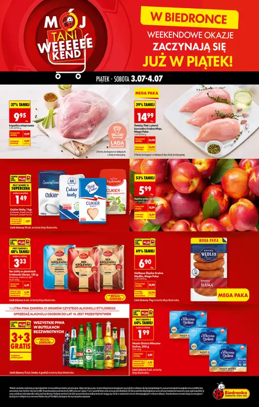 Biedronka - gazetka promocyjna Tani Weekend  