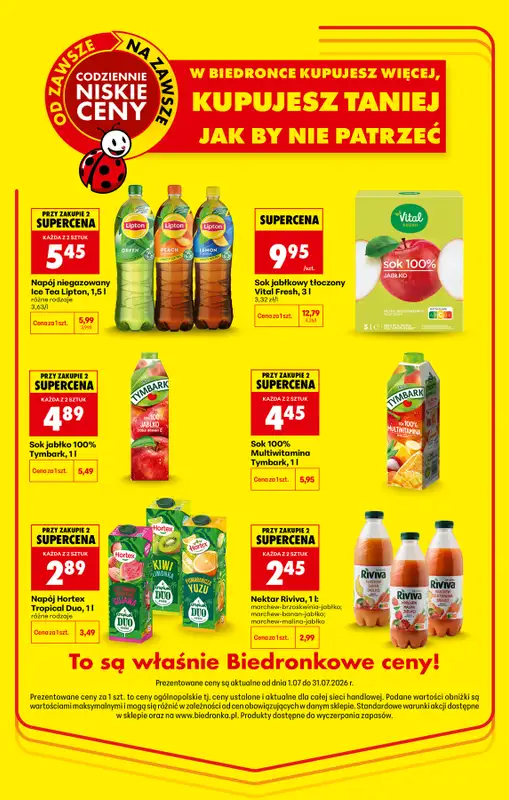 Biedronka - gazetka promocyjna Kupujesz więcej, jest taniej od czwartku 02.07 do piątku 31.07 - strona 5