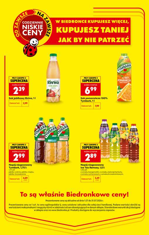 Biedronka - gazetka promocyjna Kupujesz więcej, jest taniej od czwartku 02.07 do piątku 31.07 - strona 6