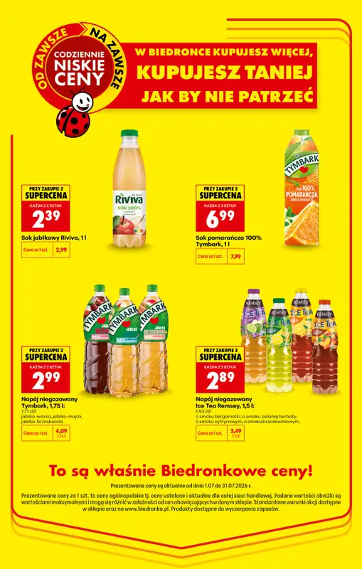 Biedronka - gazetka promocyjna Kupujesz więcej, jest taniej od czwartku 02.07 do piątku 31.07 - strona 6