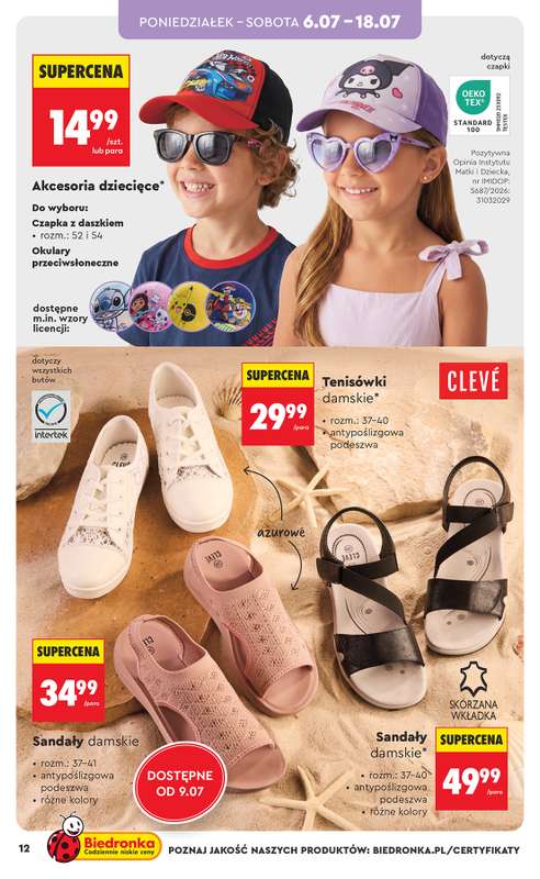 Biedronka - gazetka promocyjna Hity i inspiracje, od 04.07 od soboty 04.07 do środy 22.07 - strona 12