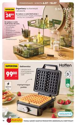 Biedronka - gazetka promocyjna Hity i inspiracje, od 04.07 od soboty 04.07 do środy 22.07 - strona 16