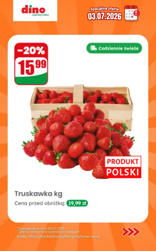 Dino - gazetka promocyjna Specjalna oferta na 03.07.2026 - promocje spoza gazetki   - strona 3