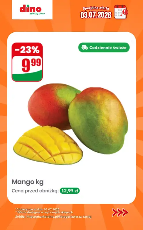 Dino - gazetka promocyjna Specjalna oferta na 03.07.2026 - promocje spoza gazetki od piątku 03.07 do piątku 03.07 - strona 4
