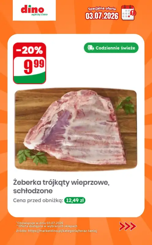 Dino - gazetka promocyjna Specjalna oferta na 03.07.2026 - promocje spoza gazetki od piątku 03.07 do piątku 03.07 - strona 6