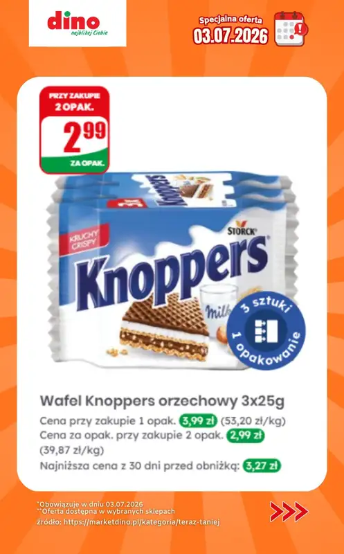 Dino - gazetka promocyjna Specjalna oferta na 03.07.2026 - promocje spoza gazetki od piątku 03.07 do piątku 03.07 - strona 8