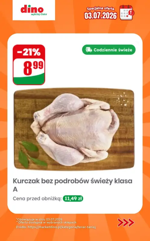 Dino - gazetka promocyjna Specjalna oferta na 03.07.2026 - promocje spoza gazetki od piątku 03.07 do piątku 03.07 - strona 5