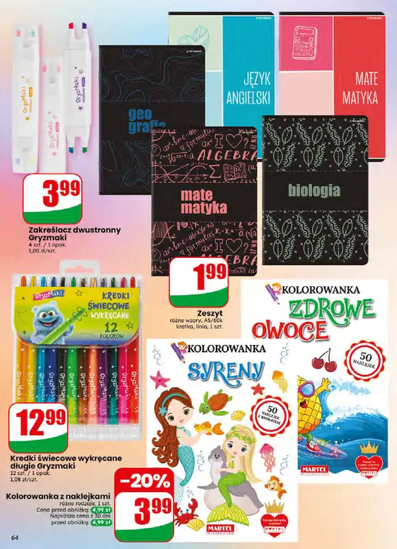Dino - gazetka promocyjna Gazetka 27 / 2026 od środy 01.07 do wtorku 07.07 - strona 64