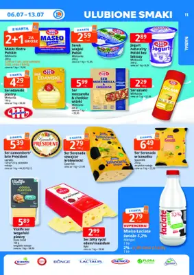 Leclerc - gazetka promocyjna Oferta E.Leclerc | Tanio to tu! od poniedziałku 06.07 do poniedziałku 13.07 - strona 11