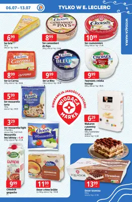 Leclerc - gazetka promocyjna Oferta E.Leclerc | Tanio to tu! od poniedziałku 06.07 do poniedziałku 13.07 - strona 5