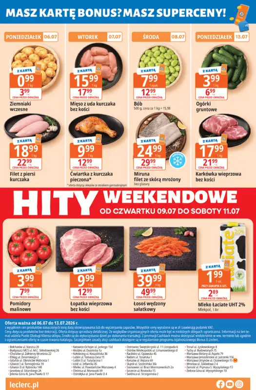 Leclerc - gazetka promocyjna Oferta E.Leclerc | Tanio to tu! od poniedziałku 06.07 do poniedziałku 13.07 - strona 20