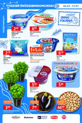 Leclerc - gazetka promocyjna Oferta E.Leclerc | Tanio to tu! od poniedziałku 06.07 do poniedziałku 13.07 - strona 2