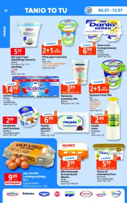 Leclerc - gazetka promocyjna Oferta E.Leclerc | Tanio to tu! od poniedziałku 06.07 do poniedziałku 13.07 - strona 10