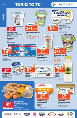 Leclerc - gazetka promocyjna Oferta E.Leclerc | Tanio to tu! od poniedziałku 06.07 do poniedziałku 13.07 - strona 10