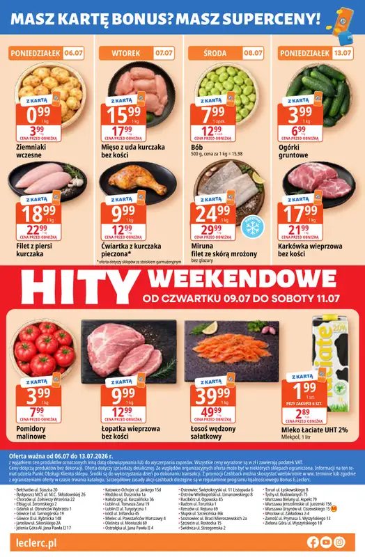 Leclerc - gazetka promocyjna Oferta E.Leclerc | Tanio to tu! od poniedziałku 06.07 do poniedziałku 13.07 - strona 20