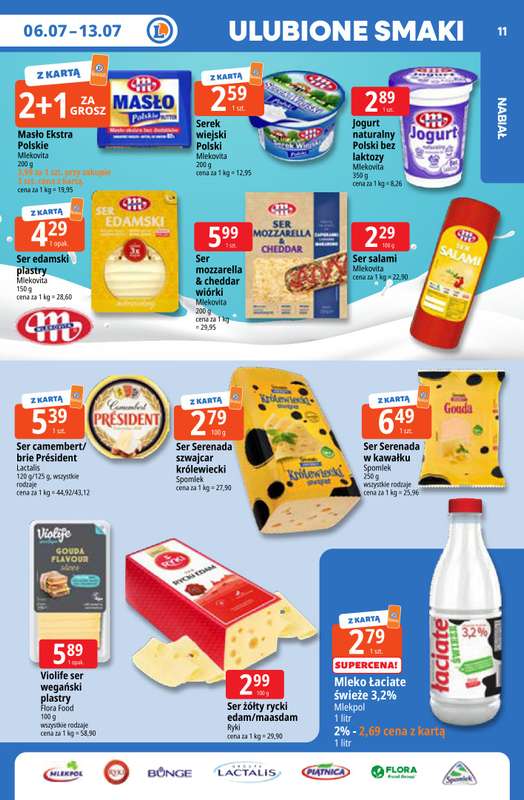 Leclerc - gazetka promocyjna Oferta E.Leclerc | Tanio to tu! od poniedziałku 06.07 do poniedziałku 13.07 - strona 11