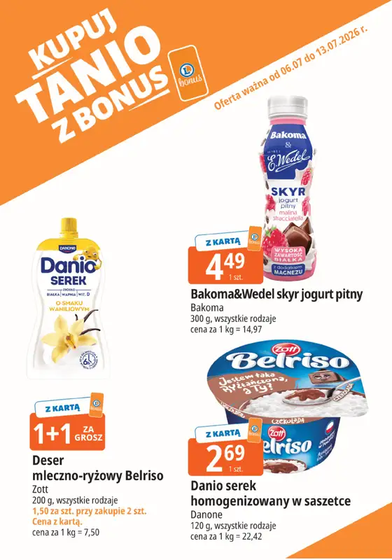 Leclerc - gazetka promocyjna Kupuj tanio z bonus od poniedziałku 06.07 do poniedziałku 13.07 - strona 8