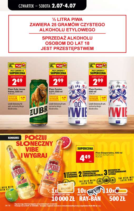 Biedronka - gazetka promocyjna Od czwartku od czwartku 02.07 do środy 08.07 - strona 64