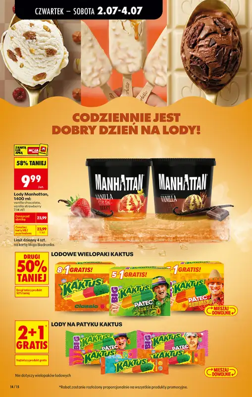 Biedronka - gazetka promocyjna Od czwartku, Z ladą tradycyjną od czwartku 02.07 do środy 08.07 - strona 14