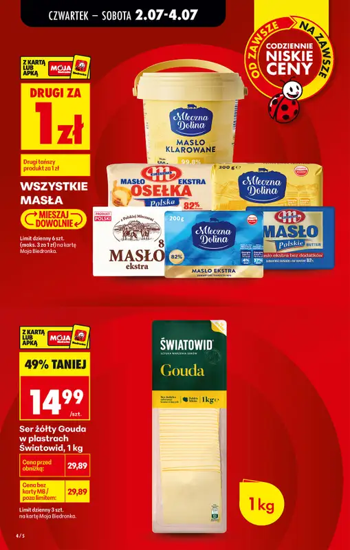 Biedronka - gazetka promocyjna Od czwartku, Z ladą tradycyjną od czwartku 02.07 do środy 08.07 - strona 4