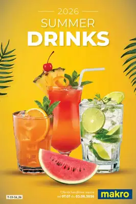 Makro - gazetka promocyjna Summer Drinks 2026 od wtorku 07.07 do poniedziałku 03.08