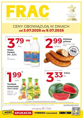 Frac - gazetka promocyjna Gazetka od piątku 03.07 do czwartku 09.07