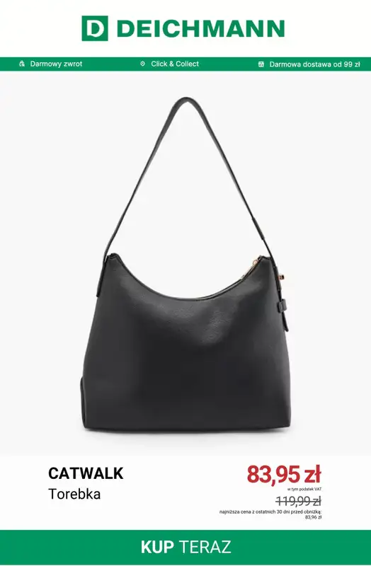 Deichmann - gazetka promocyjna Torebki damskie od soboty 04.07  - strona 5