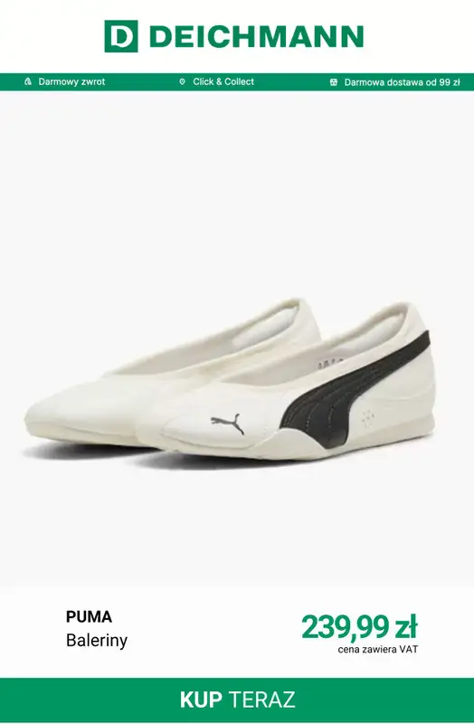 Deichmann - gazetka promocyjna Sportowe baleriny od niedzieli 05.07  - strona 9