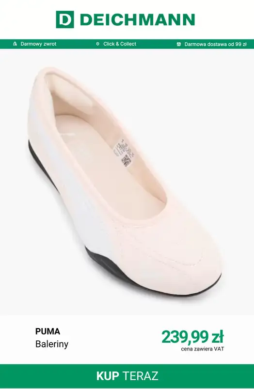 Deichmann - gazetka promocyjna Sportowe baleriny od niedzieli 05.07  - strona 8