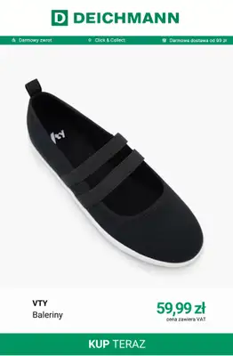 Deichmann - gazetka promocyjna Sportowe baleriny od niedzieli 05.07  - strona 6