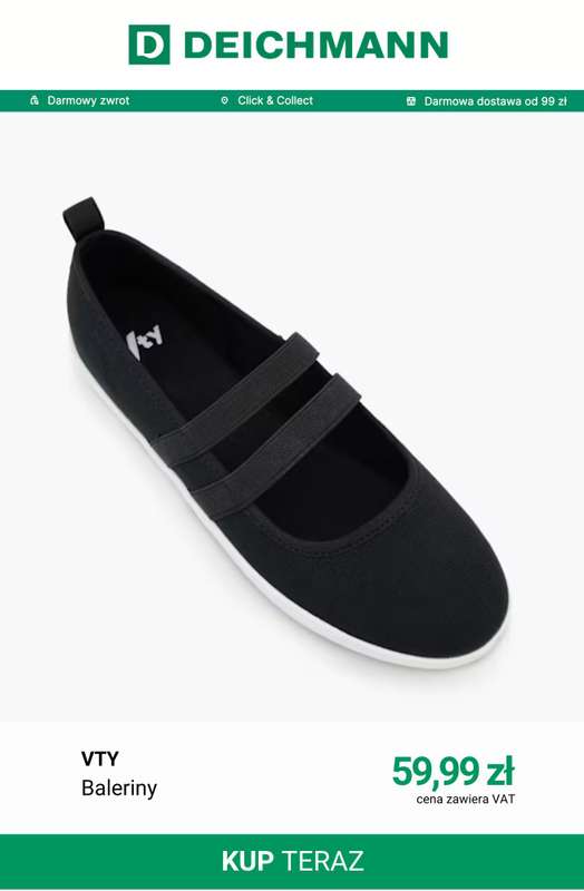 Deichmann - gazetka promocyjna Sportowe baleriny od niedzieli 05.07  - strona 6