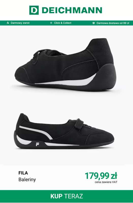 Deichmann - gazetka promocyjna Sportowe baleriny od niedzieli 05.07  - strona 12
