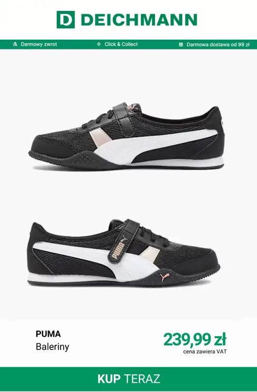 Deichmann - gazetka promocyjna Sportowe baleriny od niedzieli 05.07  - strona 13