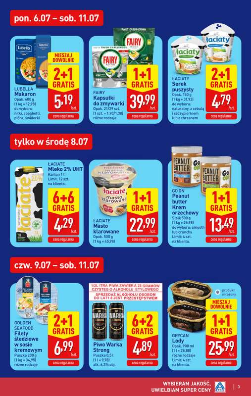 Aldi - gazetka promocyjna Pełny katalog! od poniedziałku 06.07 do soboty 11.07 - strona 3