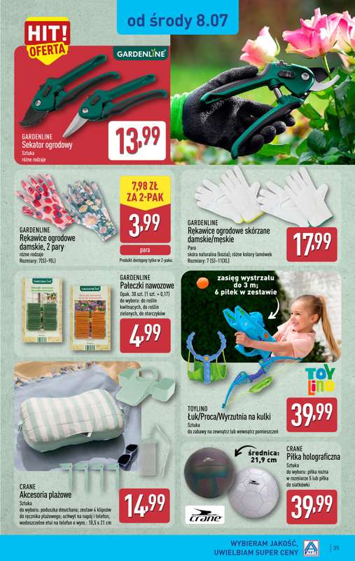 Aldi - gazetka promocyjna Pełny katalog! od poniedziałku 06.07 do soboty 11.07 - strona 35