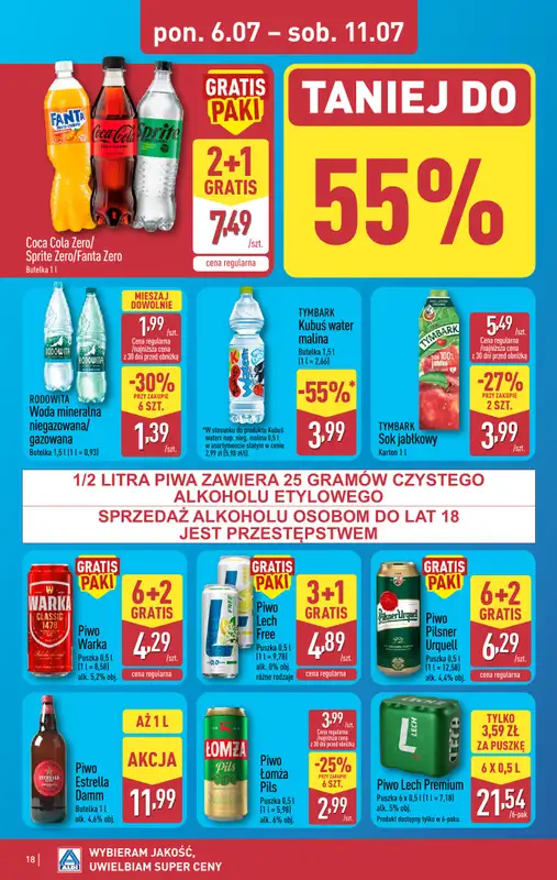 Aldi - gazetka promocyjna Pełny katalog! od poniedziałku 06.07 do soboty 11.07 - strona 18