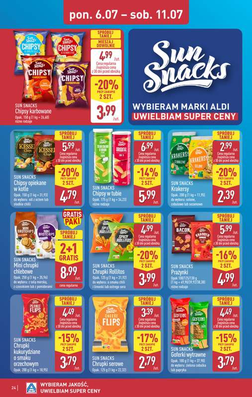 Aldi - gazetka promocyjna Pełny katalog! od poniedziałku 06.07 do soboty 11.07 - strona 24