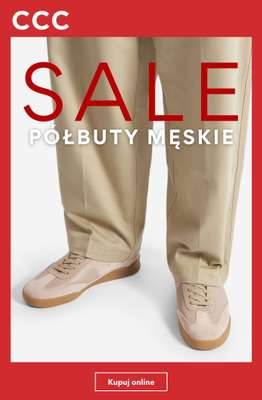 CCC - gazetka promocyjna SALE - półbuty męskie od niedzieli 05.07 