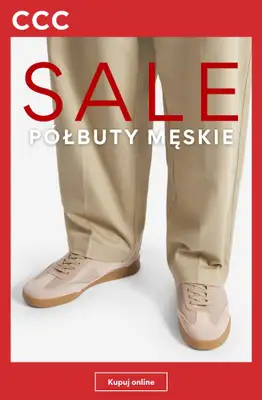 CCC - gazetka promocyjna SALE - półbuty męskie od niedzieli 05.07 