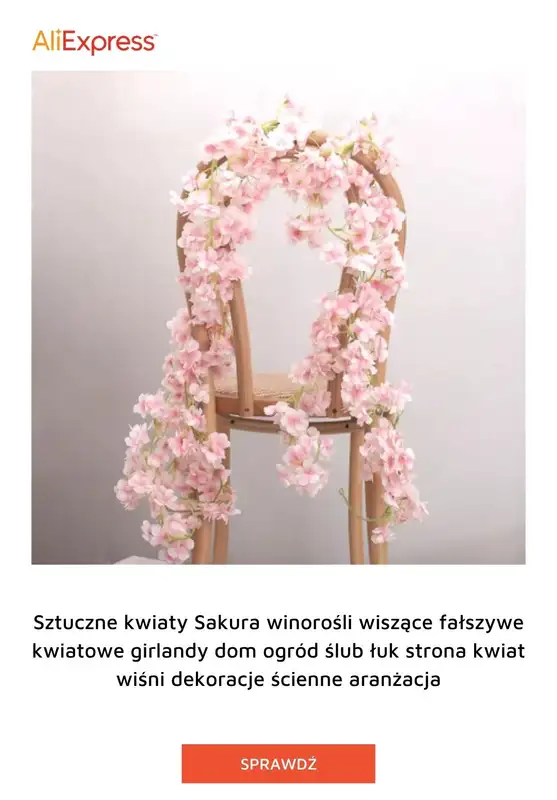 AliExpress - gazetka promocyjna Sztuczne kwiaty od piątku 03.07  - strona 9