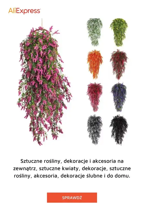 AliExpress - gazetka promocyjna Sztuczne kwiaty od piątku 03.07  - strona 4