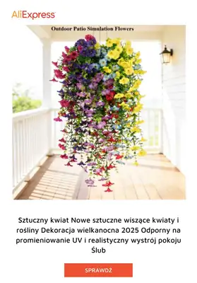 AliExpress - gazetka promocyjna Sztuczne kwiaty od piątku 03.07  - strona 2