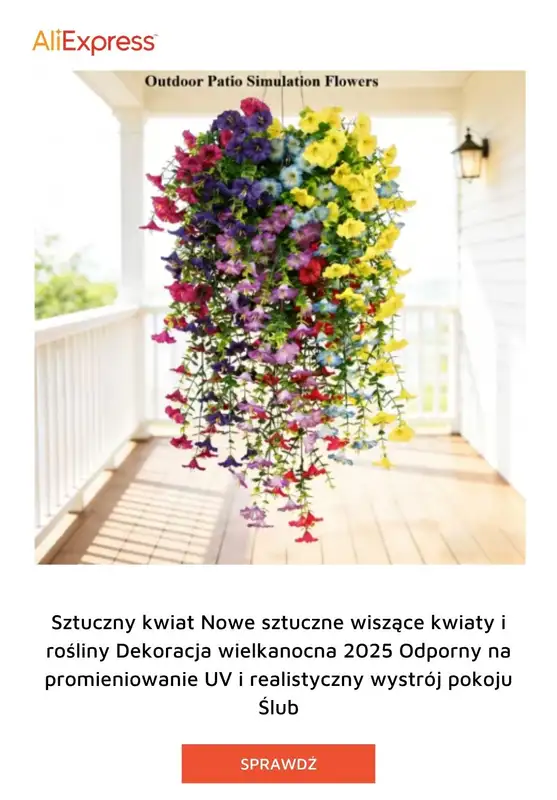 AliExpress - gazetka promocyjna Sztuczne kwiaty od piątku 03.07  - strona 2