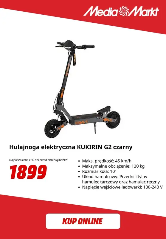 Media Markt - gazetka promocyjna Do -50% na rowery i hulajnogi od piątku 03.07 do poniedziałku 13.07 - strona 9