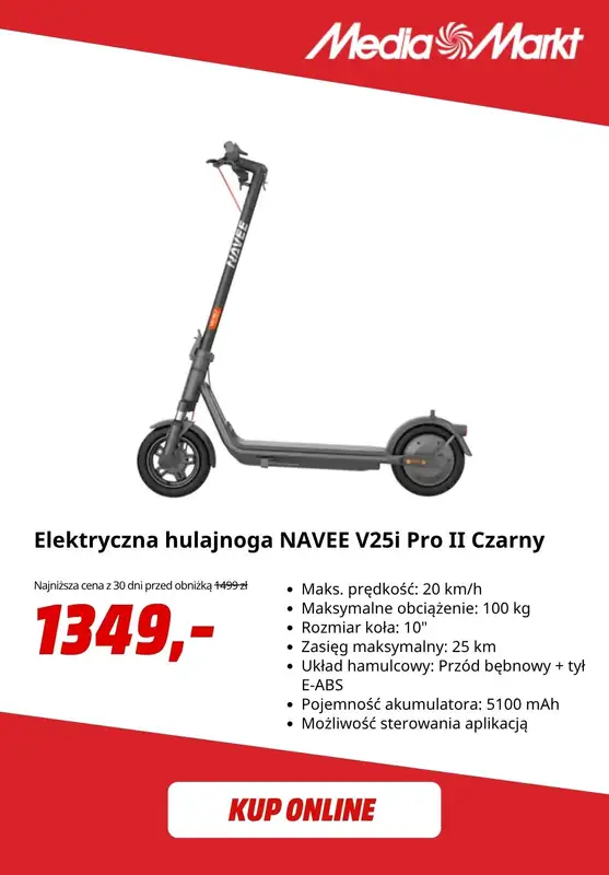 Media Markt - gazetka promocyjna Do -50% na rowery i hulajnogi od piątku 03.07 do poniedziałku 13.07 - strona 7