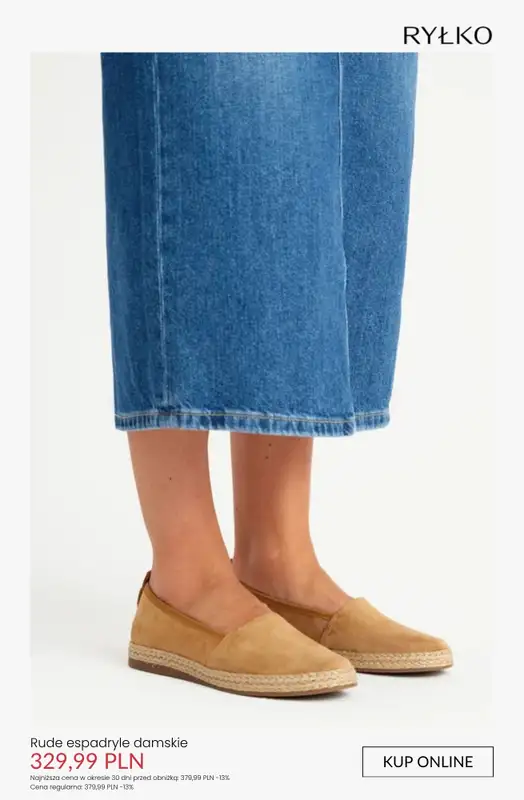 Ryłko - gazetka promocyjna SALE - Espadryle damskie od piątku 03.07  - strona 8
