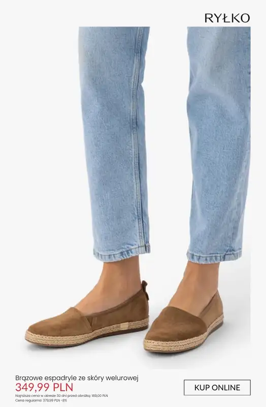 Ryłko - gazetka promocyjna SALE - Espadryle damskie od piątku 03.07  - strona 2