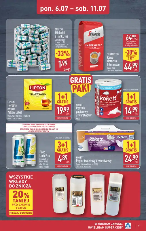 Aldi - gazetka promocyjna Weekend super cen w Aldi! od czwartku 09.07 do soboty 11.07 - strona 5