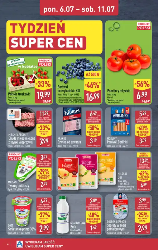 Aldi - gazetka promocyjna Weekend super cen w Aldi! od czwartku 09.07 do soboty 11.07 - strona 4