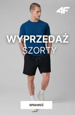 4F - gazetka promocyjna Szorty męskie na wyprzedaży od soboty 04.07 